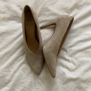 Taupe Vince Camuto point heels